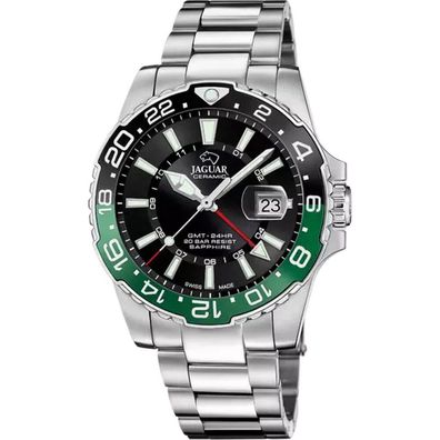 Jaguar - J1011/5 - Armbanduhr - Herren - Quarz - Ceramic GMT