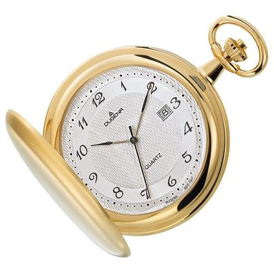 Dugena - 4460302-1 - Taschenuhr - Herren - Quarz - Savonette