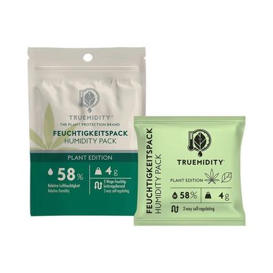 Truemidity 58% RH, Pack à 4g Befeuchtungssystem Plant Edition