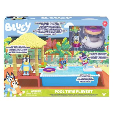 Moose Toys BLUEY S4 Pool Time Fun-Spielset