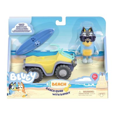 Moose Toys BLUEY S9 Fahrzeug + Figur - Beach Quad