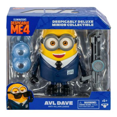 Moose Toys Despicable Me 4 AVL Squad Mega Minion 10cm Actionfigur Dave