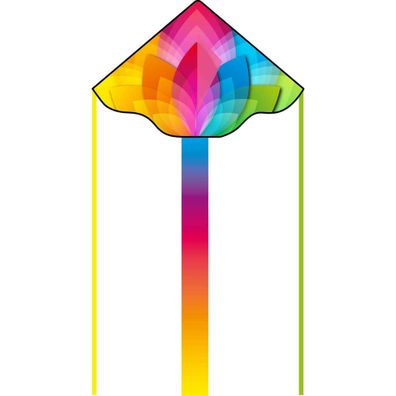Ecoline Kinderdrachen Simple Flyer Rainbow Flower 120 cm