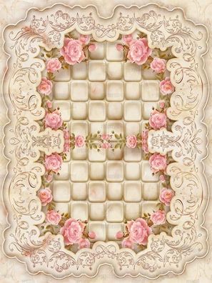 Vlies Fototapeten Dachtapeten Dachbilder 3D Deckenmosaik mit Marmorstruktur 4324