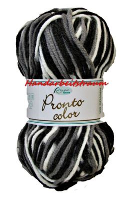 100g Pronto Color von Rellana Nr 102 schwarz weiß grau