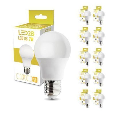 LED Glühbirne LED2B E27-Sockel GS 7W Warmweiß 3000K 600lm Birne