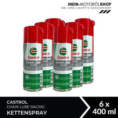 Castrol Chain Lube Racing Kettenspray 6x400 ML