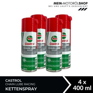 Castrol Chain Lube Racing Kettenspray 4x400 ML