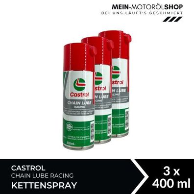 Castrol Chain Lube Racing Kettenspray 3x400 ML