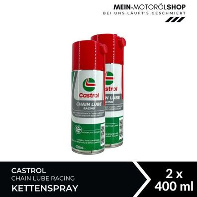 Castrol Chain Lube Racing Kettenspray 2x400 ML