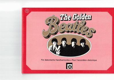 diat. diatonische Handharmonika Noten : The Golden Beatles Band 1 leichte Mittel
