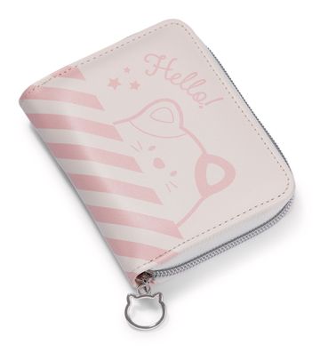 NICI Geldbeutel mymochi Hello! 12x9,5cm - beige - Brieftasche Geldbörse Münztäschchen