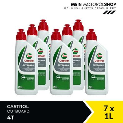 Castrol Outboard 4T 7x1 Liter