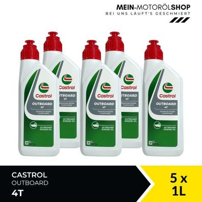 Castrol Outboard 4T 5x1 Liter