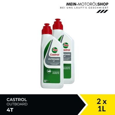 Castrol Outboard 4T 2x1 Liter