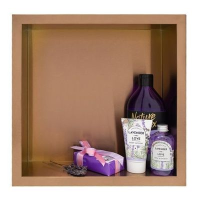 Duschnische Wandnische WALL BOX ONE 30x30x10 Kupfer | Duschablage Unterputz