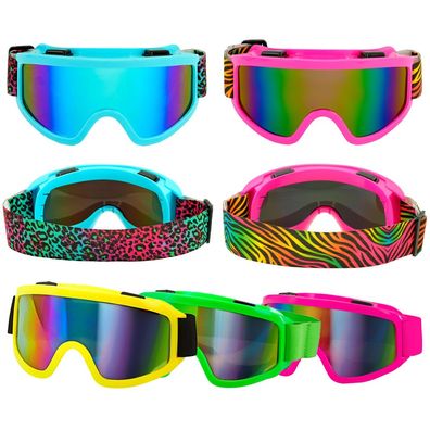 Party Skibrille Apres-Ski Neon