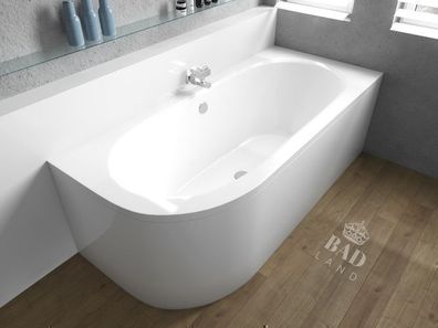 Badewanne Eckwanne AVITA 160x75 Rechts mit AcrylSchürze | Ablauf & Füße GRATIS !