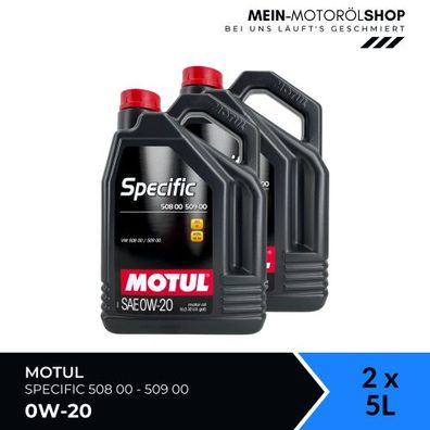 Motul Specific 508 00 - 509 00 0W-20 2x5 Liter