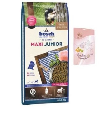 15kg Bosch Junior Maxi + Lolo Hundekekse