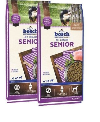 2x12,5kg Bosch Senior Hundefutter