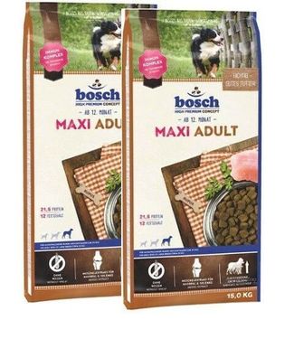 2x15kg Bosch Adult Maxi * * * TOP PREIS * * * Hundefutter