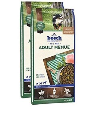 2x15kg Bosch Adult Menue Hundefutter * * * TOP PREIS * * *