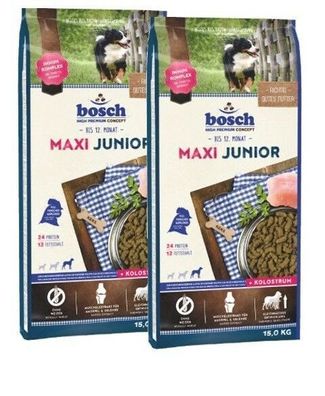 2x15kg Bosch Junior Maxi * * * TOP PREIS * * *