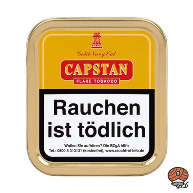 Capstan Gold Navy Cut Flake Tobacco Pfeifentabak 50g Dose