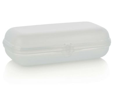 Tupperware Eco+ Maxi-Twin Oyster Box Brotdose - Weiß Transparent