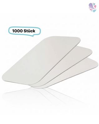 Alukaschierter Deckel für Alu-Schale 670ml, Menüschale, rechteckig, 1000 Stk, 19,4 x