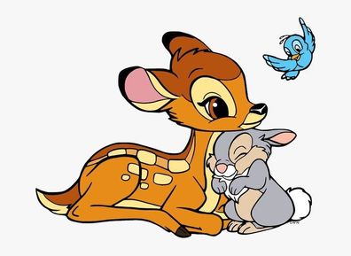 BAMBI 14x10 cm Essbar Tortenaufleger Torte Tortenbild Zuckerbild