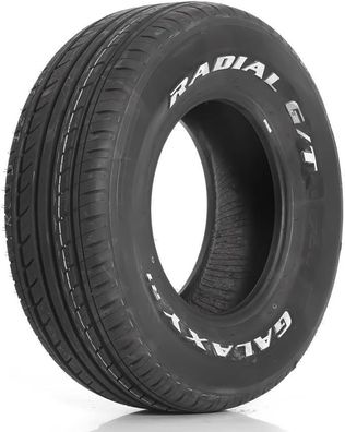 4 x 155/70/12 73T Galaxy German-007 RWL Oldimer weiß Buchstaben m + s kennung