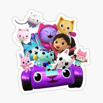 Essbar Gabby Gabbys Dollhouse Tortenaufleger Zuckermasse Fondant Zuckerbild g3