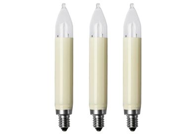 HELLUM Schaftkerzen-Ersatzbirne 3er Blister 411700