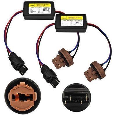 2 Stuck W21/5W, elektronische 12V Fehlerdecoder fur schwierige Fahrzeuge Off-Road