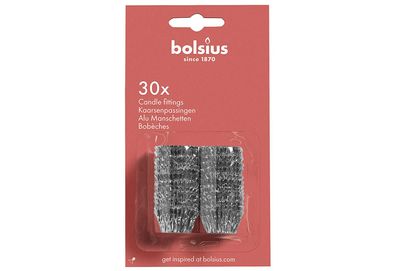 Bolsius Alu Manschetten 30er Pack 411584