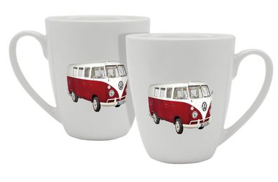 GEDA GEDA Tasse VW Bulli rot 360ml 702330
