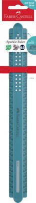 Faber Castell Lineal 30 cm bruchsicher Sparkle ocean