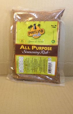 250gr. All Purpose Seasoning Rub von Radlein Mills aus Jamaika (GLUTEN FREI)