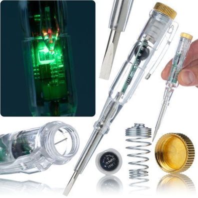 Rosfix Spannungsprüfer Schraubendreher – 70–250 V | CR-V, ABS, LED-Ton