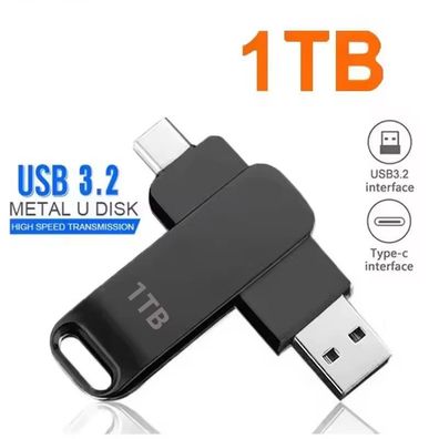 Xiaomi 16TB 3.2 Flash Drives High-Speed ??USB Transfer Metal Pendrive Memory Card Pen