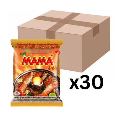 30er-PAck MAMA Instantnudeln Shrimp Creamy Tom Yum 55g