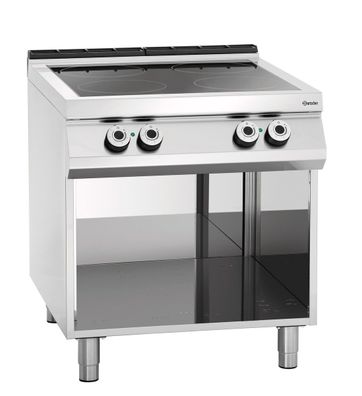 Glaskeramik Herd 4 Felder 400 V OU 800 x 700 x 850 Imbiss Gastro Gastlando