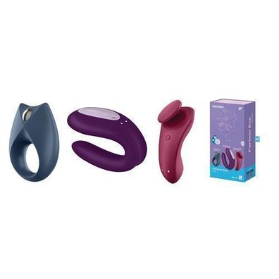 Exklusives Paar-Vibrator-Set: Königlicher One-Ring Vibrator + Doppelfreude Partn