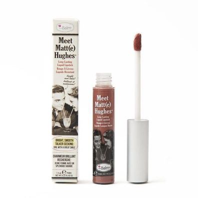 The Balm Meet Matt(e) Hughes Langhaftender Liquid Lipstick Committed 7,4 ml, Mat