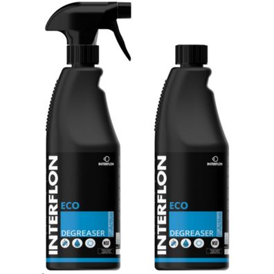 Interflon Eco Degreaser 2x 750 ml Entfetter Reiniger Sprühflasche