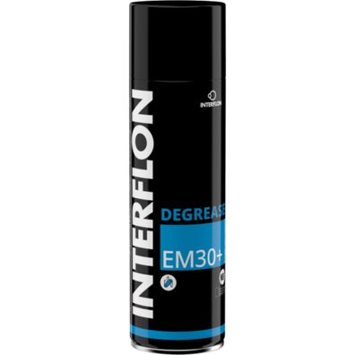 Interflon Degreaser EM30+ Aerosol 500 ml Entfetter Reiniger Sprühdose