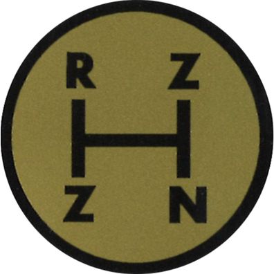 Deutz Baureihe 06 Aufkleber Schaltschema (Nr. 8) Traktor Aufkleber Klebefolie