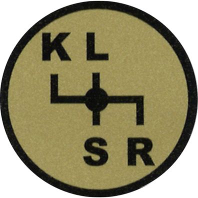 Deutz Baureihe 06 Aufkleber Schaltschema (Nr. 12) Traktor Aufkleber Klebefolie